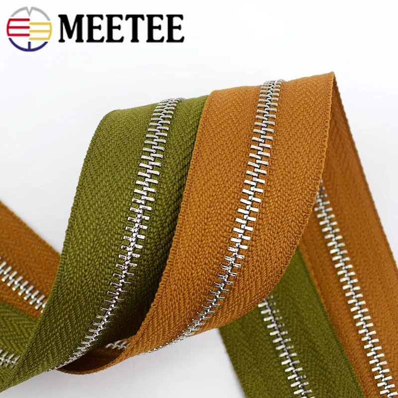 Meetee 5 шт 3# металлические застежки-молнии для сумок кошелек обувь пальто пошив одежды «сделай сам» на молнии аксессуар молнии с закрытым концом 20/30 см с открытым концом 40/50/60/70 см