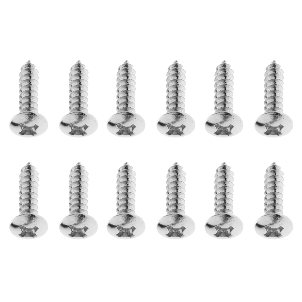 3x 12pcs Pickguard Screws for Fender Style Guitar Fits caster, ocaster