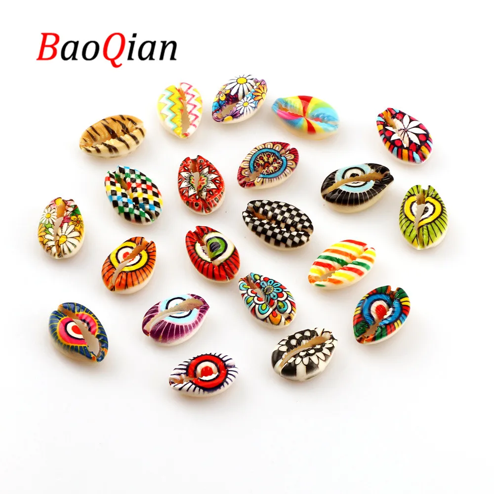 Necklace Bracelet-Accessories Spacer-Beads Jewelry-Making Natural-Shell 11-22mm Diy Loose