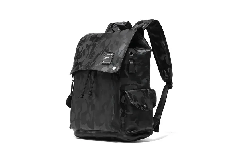 Men Backpack Rucksack-Shoulder-Bag Drawstring Mochila Travel-Bag Large-Capacity The boy