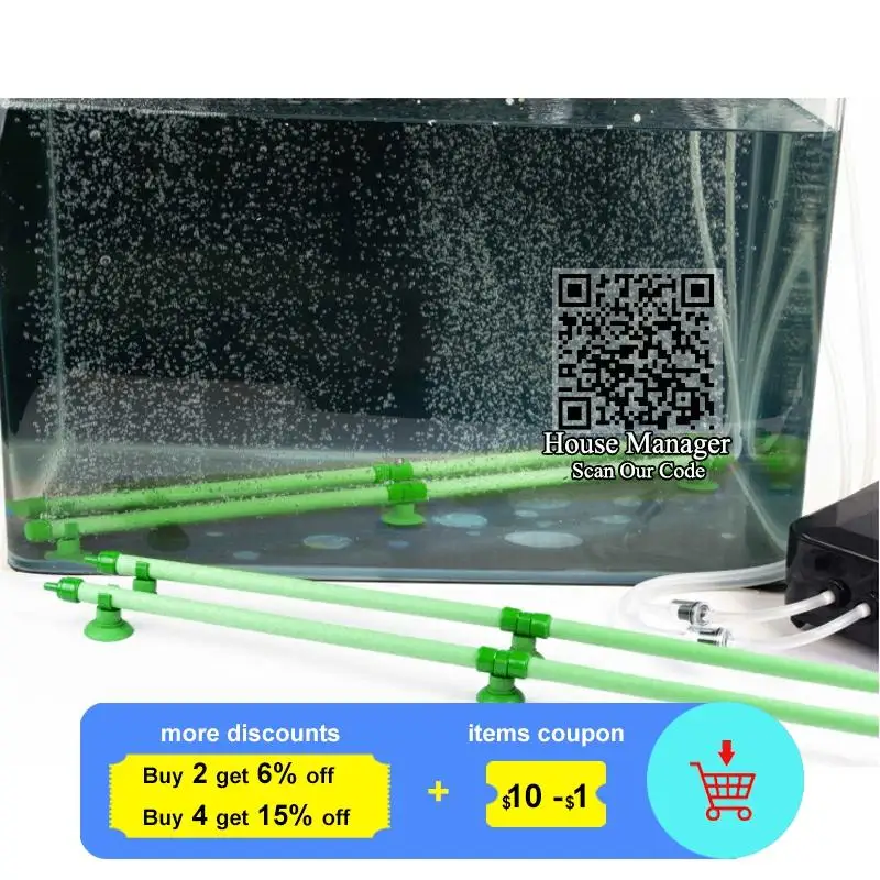 Air-Bubble-Tube Aquarium Needs-Pump Waterscape Air-Pipe Fish-Tank Wall Beautiful Accessories-Oxygen