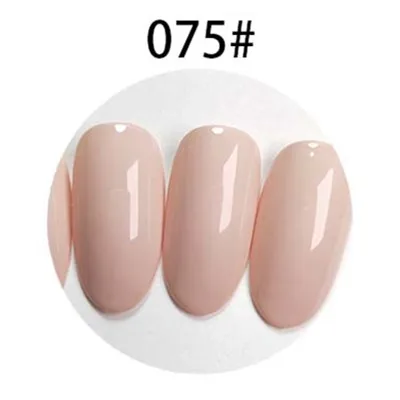 075 UV Gel 12ml Популярное гелевое покрытие, впитывающее Базовое покрытие, верхнее покрытие, 12 мл, УФ Гель-лак для ногтей, Натуральный Гель-лак для ногтей, лак для дизайна Manciure Nailart - Цвет: 075 UV Gel 12ml