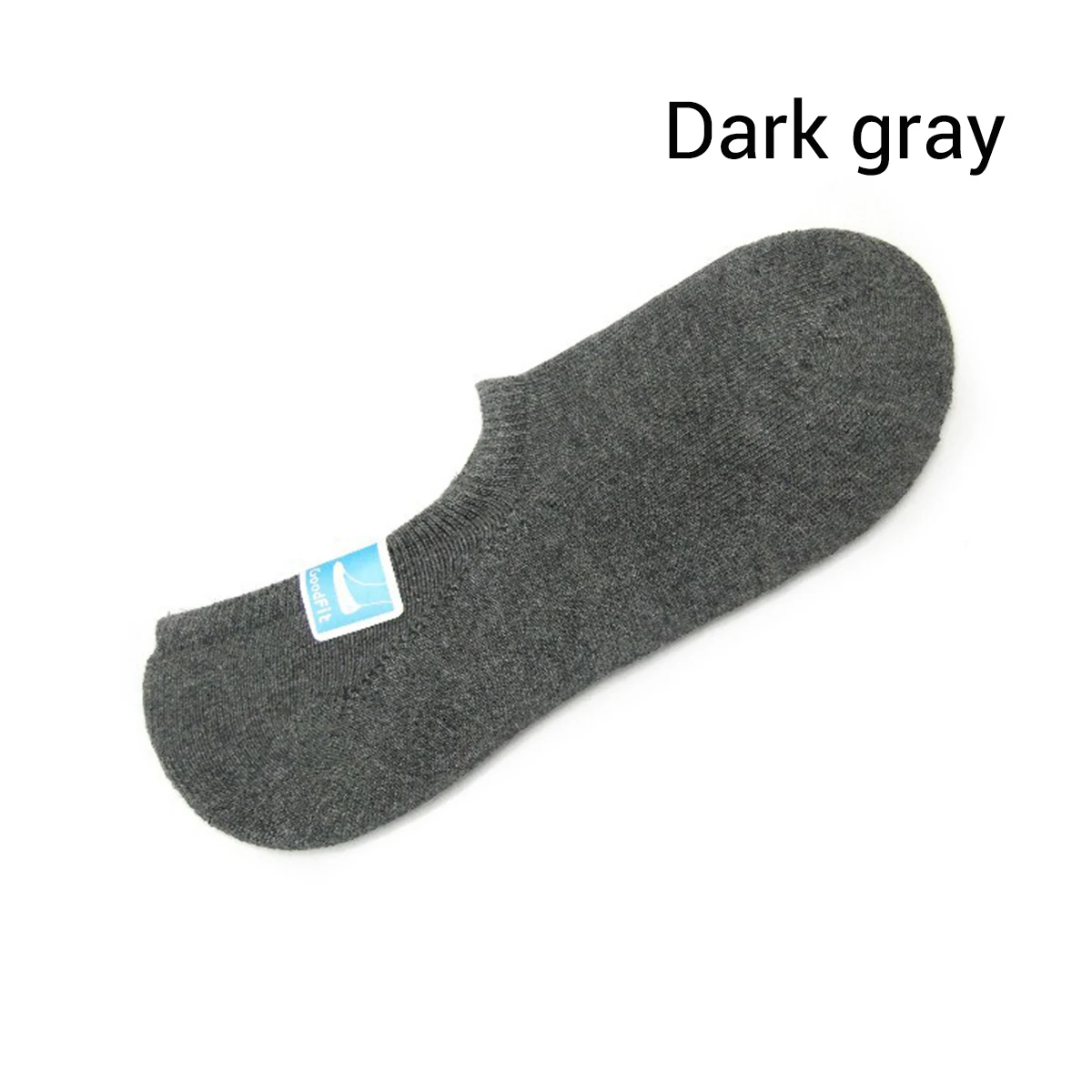 Autumn Winter Men's Socks Invisible Towel Style Warm Cotton Socks Silica gel Anti-slip Boat Socks High Qualtiy Terry Sox - Цвет: dark grey