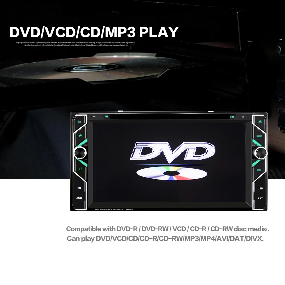 2 Din Автомобильная Радио TF Bluetooth автомобильный DVD мультимедийный плеер для Toyota Corolla Camry MR2 Prado RAV4 Yaris 7 ''Авторадио аудио стерео