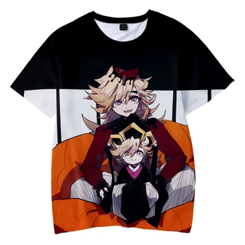 

Harajuku Cute cartoon Demon Slayer: Kimetsu no Yaiba Kpop 3D t-shirt in kids summer cool t shirt in boys/girls casual tee