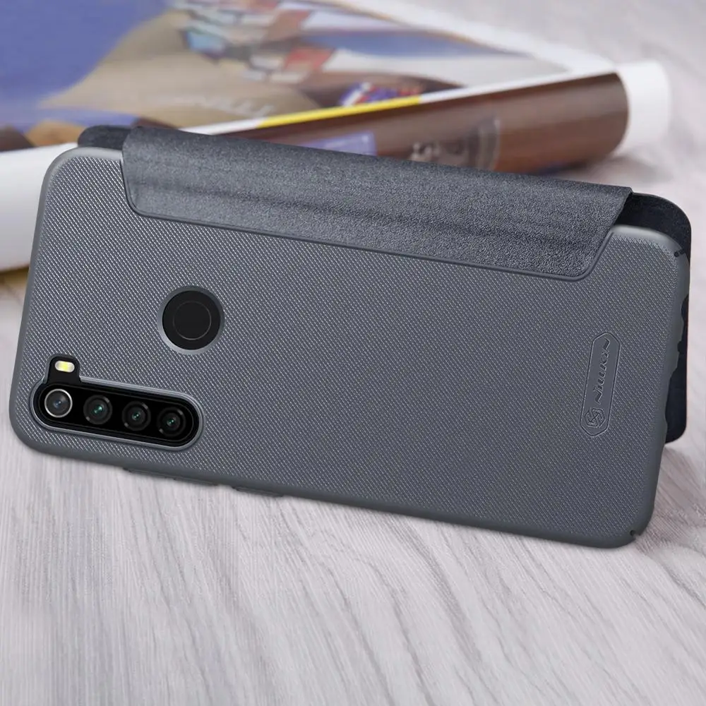Для Xiaomi Redmi Note 8 чехол NILLKIN Sparkle роскошный Флип кожаный чехол задняя крышка для Xiaomi Redmi Note 8 Nilkin матовый чехол для телефона