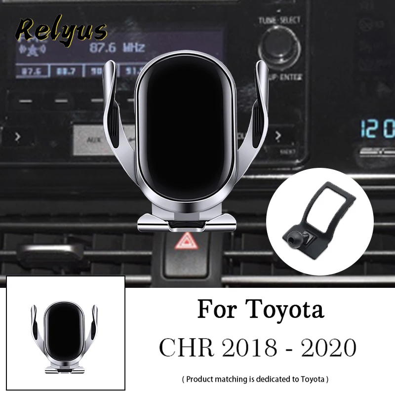 

Car Wireless Charger Car Mobile Phone Holder Mounts Gps Stand Bracket For Toyota CHR C-HR 2018 2019 2020 Auto Accessorie