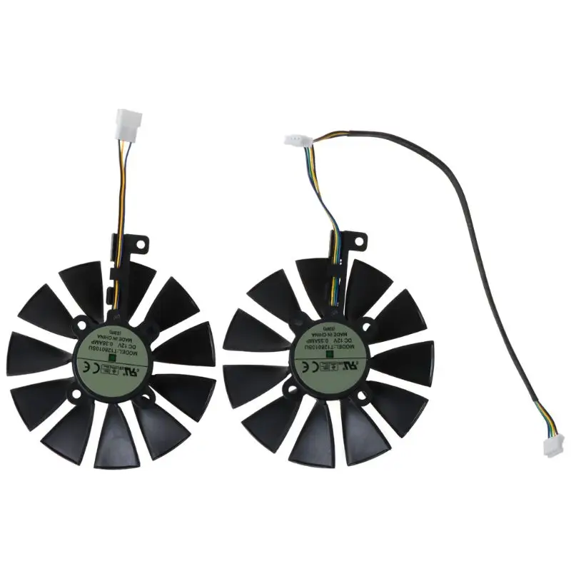 87 мм вентилятор охлаждения кулер с 11 лопастей для A-SUS GTX1080TI P11G RX470 видеокарта