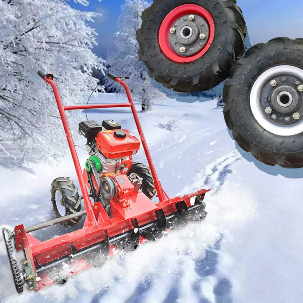 Snowthrower Schnee-clearing fahrzeug Schnee entfernung Elektrische schnee  pflug Benzin kehrmaschine - AliExpress