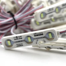 Выделите IP68 samsung SMD 5730 5630 Светодиодный модуль световая рекламная лампа 1,5 Вт 3 светодиода светящиеся Подвески водонепроницаемый 12 В Белый samsung