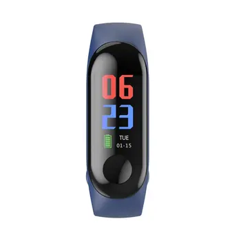 

M3 Smart Bracelet Measuring Heart Rate Pedometer Waterproof and Wear-resistant Sports Bracelet for Android