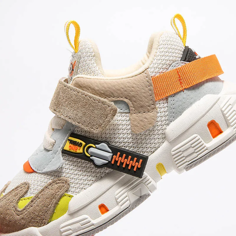 Spring Toddler Casual Sneakers Children Sport Sneakers Baby Girls Mesh Brand Shoes Boys Genuine Leather Sneakers Trainers