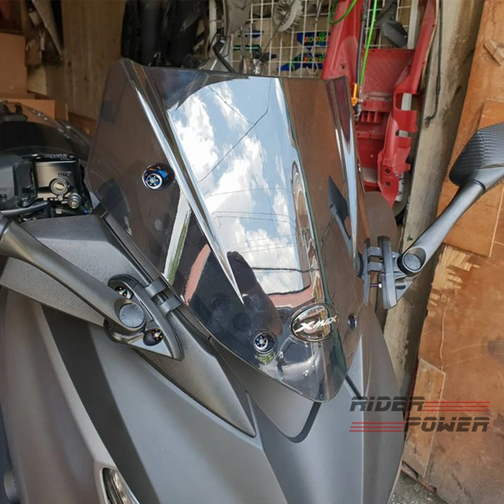 Подходит для YAMAHA XMAX 125 250 X MAX 300 17 19 лобовое стекло скутер стальное затвердевание