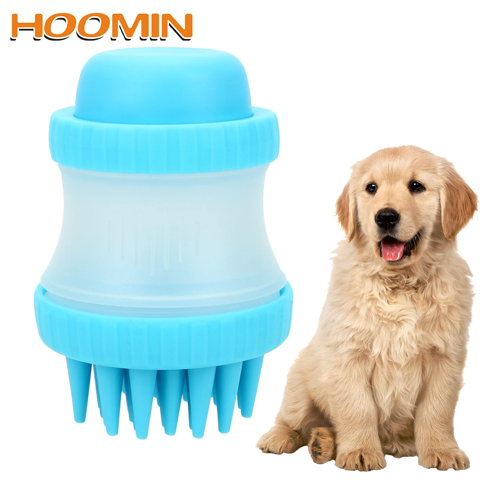 

HOOMIN Palm-Sized Massage Brush Dog Accessories Comfortable Massager Shower Tool Pet Bathing Tool Cleaning Washing Bath