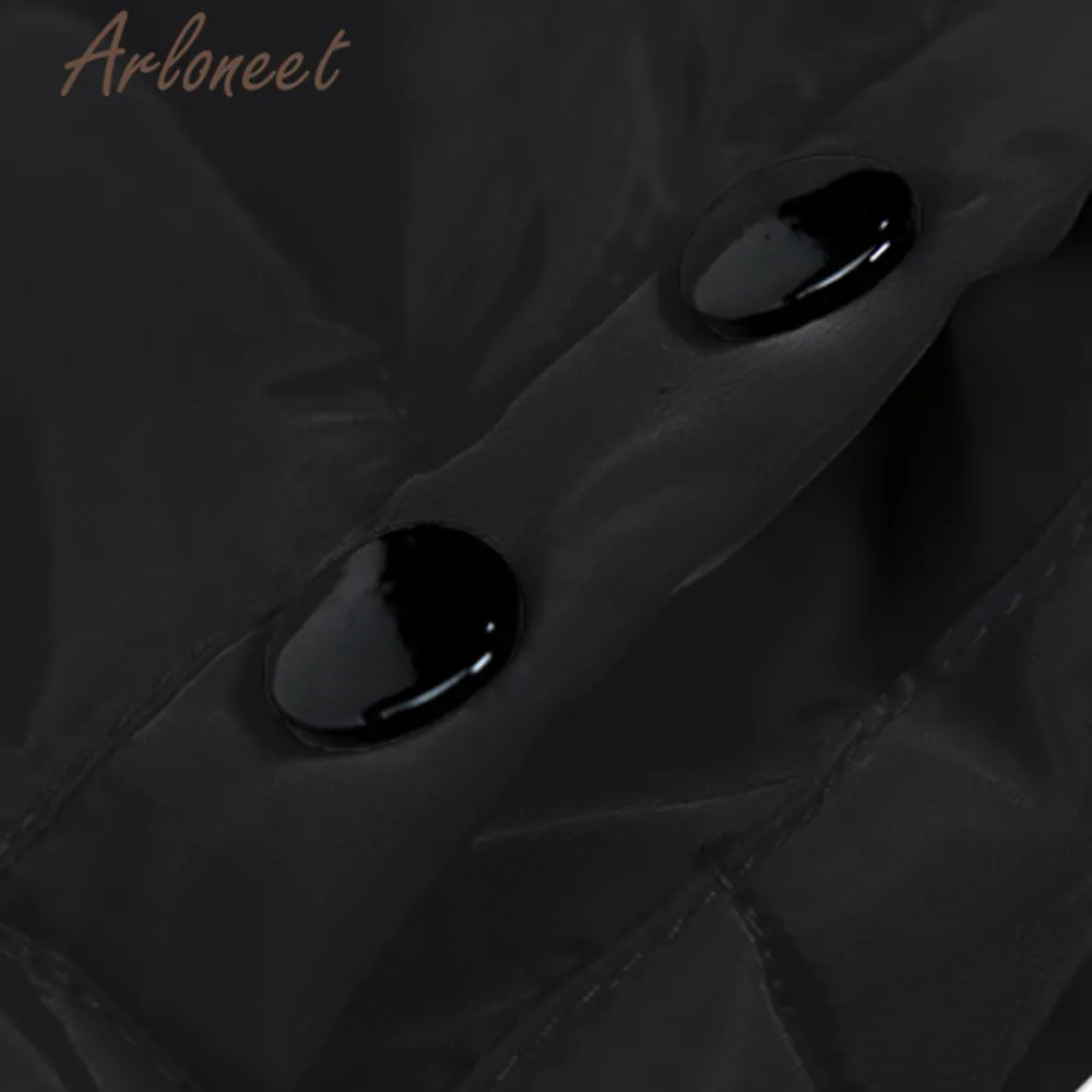 Одежда arloneet; пальто с меховым капюшоном для новорожденных девочек; длинный пуховик для мальчиков; свободная верхняя одежда на молнии; детская парка; зимняя верхняя одежда