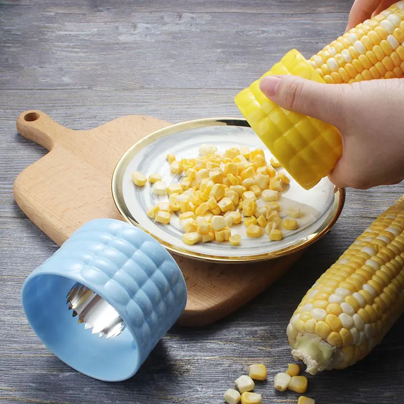 Инструмент для зачистки кукурузы Cob зерновая молотилка Овощечистка для удаления зерна кукурузы Cob резак
