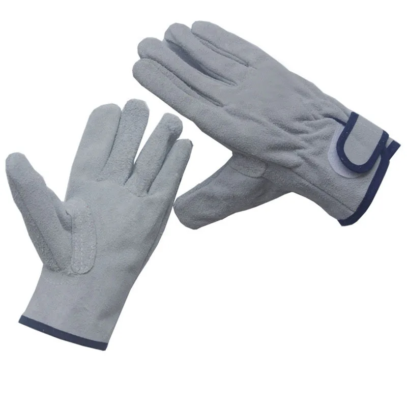 

Hand Protection Welding Work Velcro Gloves Wear-resistant Safety Gloves For Electric Welding Handling