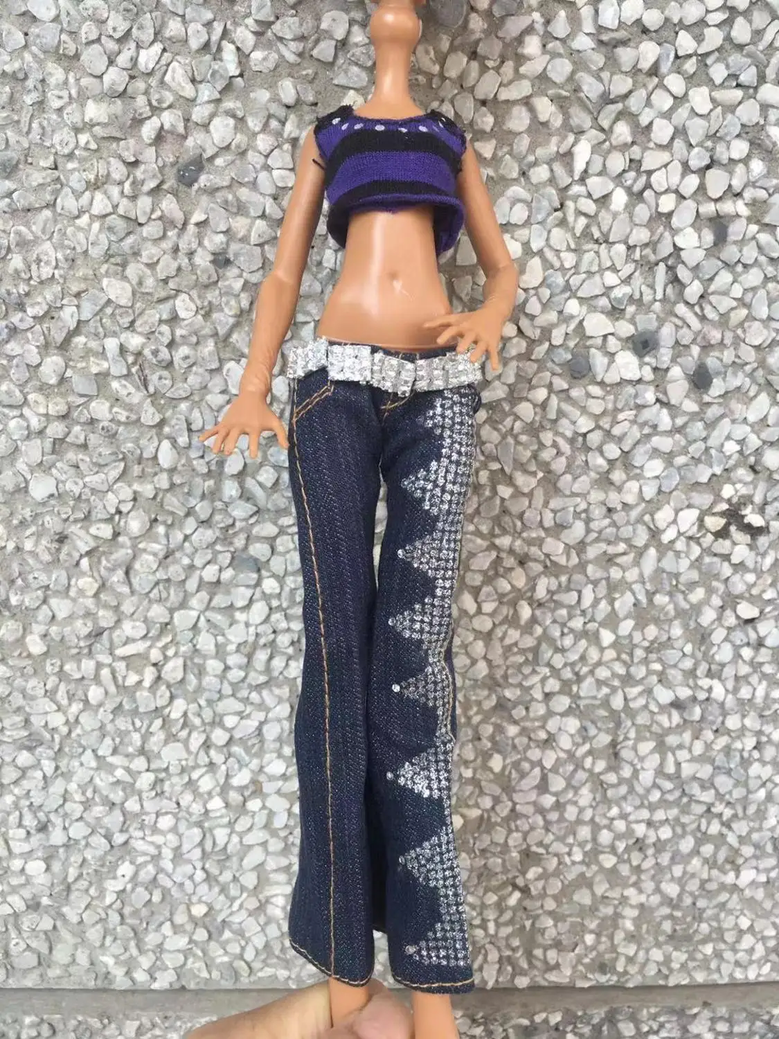 Вечернее платье для куклы Monster High мягкая повседневная одежда ручной работы наряд