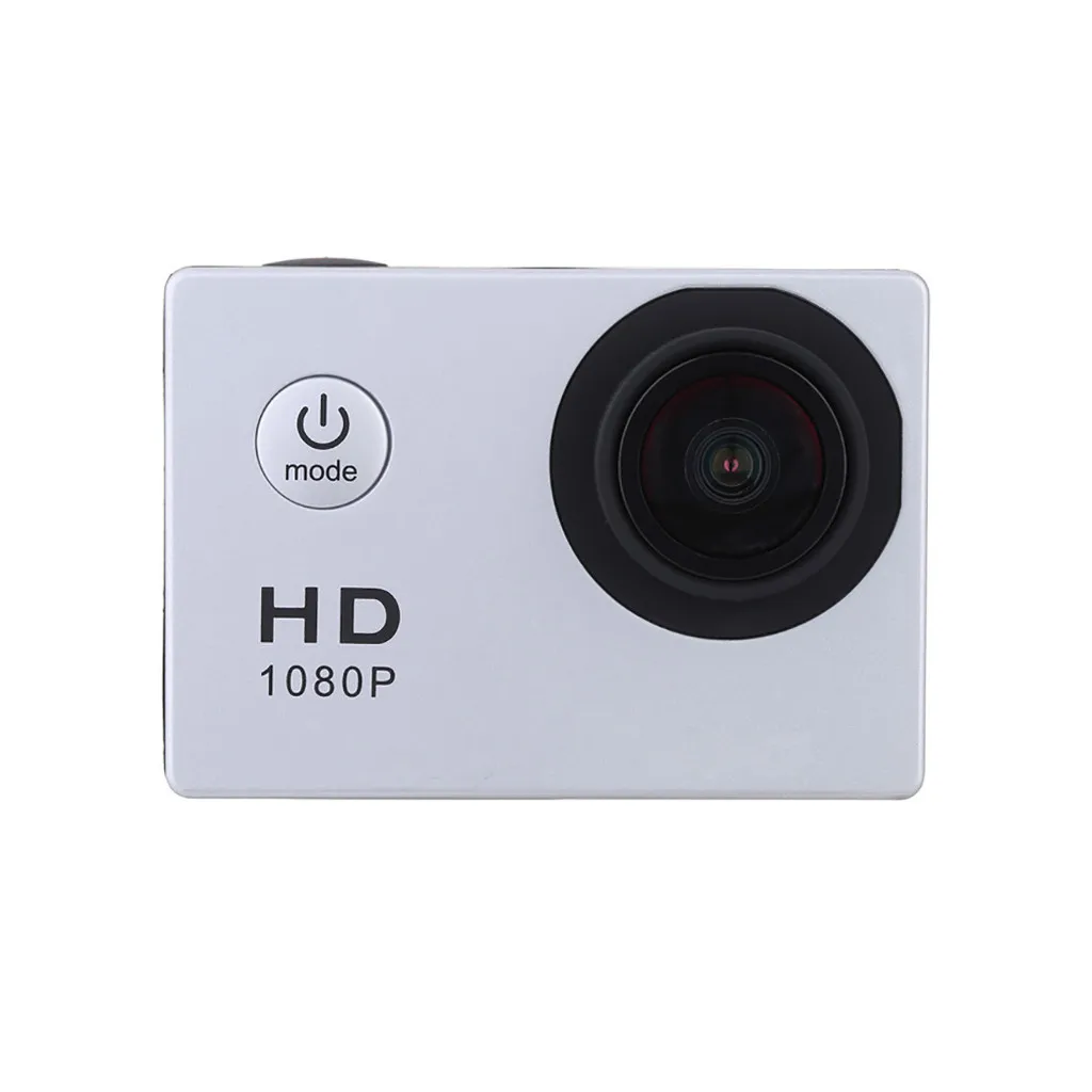 Gray Новая Водонепроницаемая камера HD 1080P спортивная экшн-камера DVR Cam DV видеокамера# T2 - Цвет: Gray