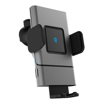 

Auto Induction Qi Wireless Car Charger for Iphone X Xs Samsung S8 S9 Rotatable Car Charger Bracket