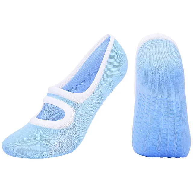 New Women Yoga Socks Anti Slip Bandage Sports Ladies Girls Ballet Socks Dance Sock Slippers B5