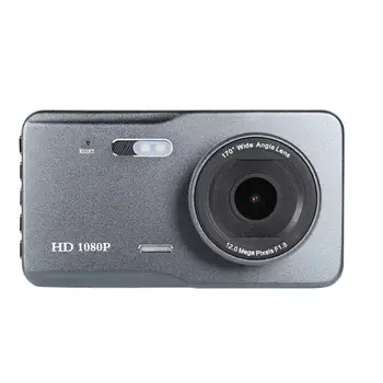 

V18 4 inch Touch Screen Dual Lens 1080P HD Car DVR with Front Rear Dash Cam