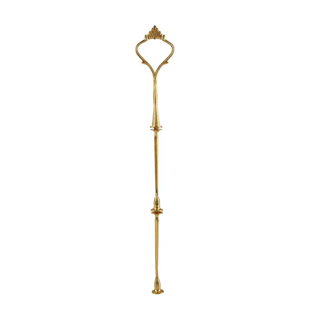 three layers gold Металлическая подставка для торта, 2 уровня, фурнитура, 3 уровня, корона, подходит для вечерние, золотой поднос, для украшения торта, стойка, держатель для кухни, для дома - Цвет: three layers gold