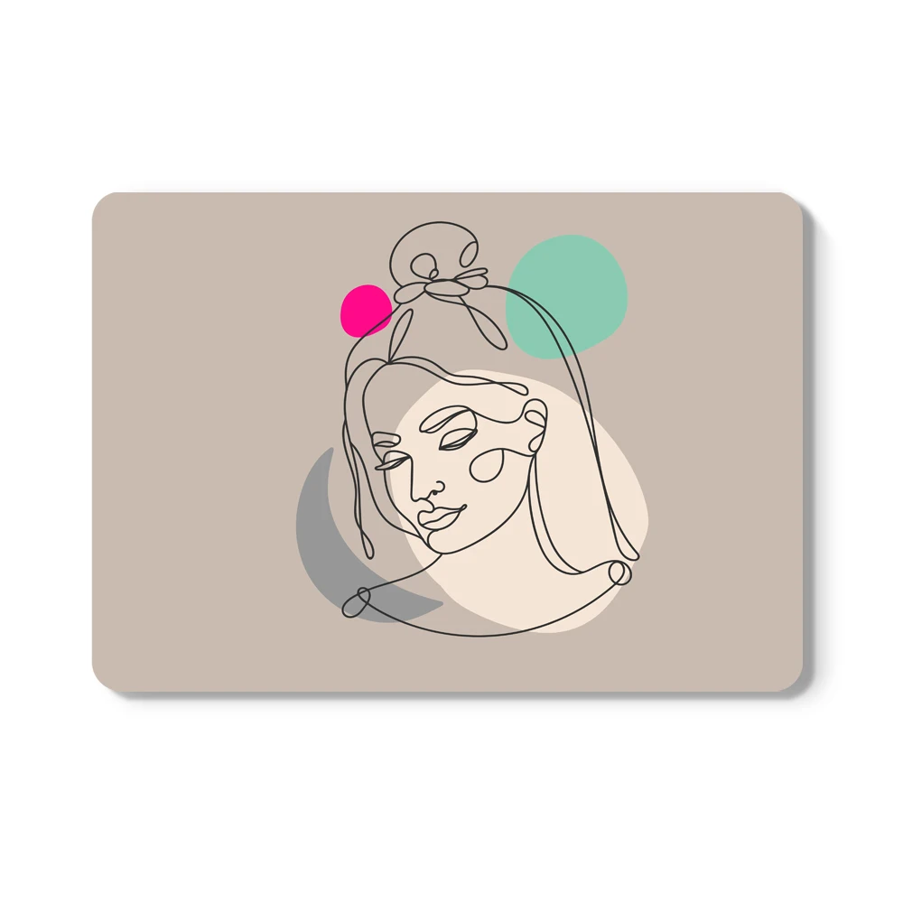 3D Printing Abstract Lines Woman Case For Macbook Air 13 A2337 A2179 A2338 2020 M1 Chip Pro 12 11 15 A2289 Mac book Pro 16 A2141