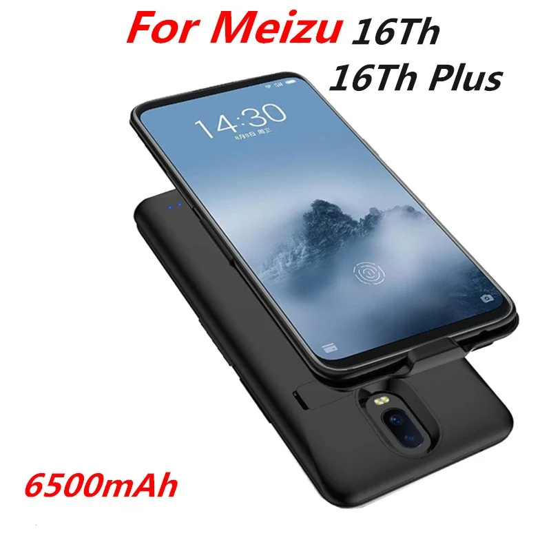 

6500mAh External Mobile Battery Case for Meizu 16Th Plus Battery Case Portable Backup Battery Charging Case for MEIZU 16Th