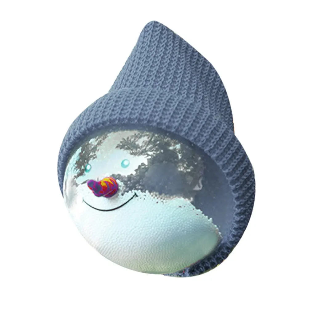 

Christmas Tree Decoration Ball Christmas Snow Ball Transparent Ball With Cap Christmas Supplies Christmas Hanging Snowman Ball
