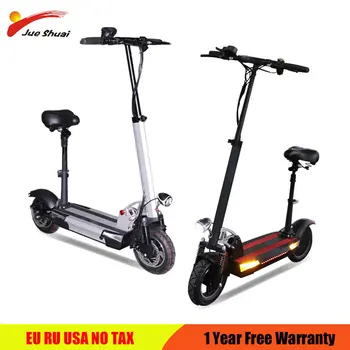

48V500W Electric Scooter 10 inch Motor Wheel 26Ah Lithium Battery for Adults No Tax Black&Silver Foldable Electric Skateboard