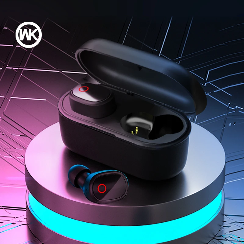 WEKOME V20 наушники вкладыши TWS с 5 0 Bluetooth беспроводные 3D стерео Bluetoon гарнитура для iPhone
