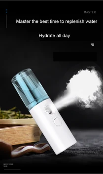 

New 1pcs Multifuntcion 25ML Mini Nano Facial Sprayer USB Nebulizer Face Steamer Humidifier Hydrating Women Beauty Skin Care Tool