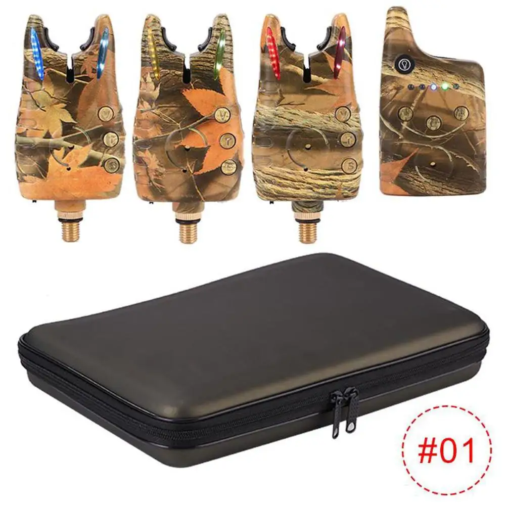 

Yfashion Camouflage Wireless Electronic Fishing Bite Alarm Kit With LED Indicator