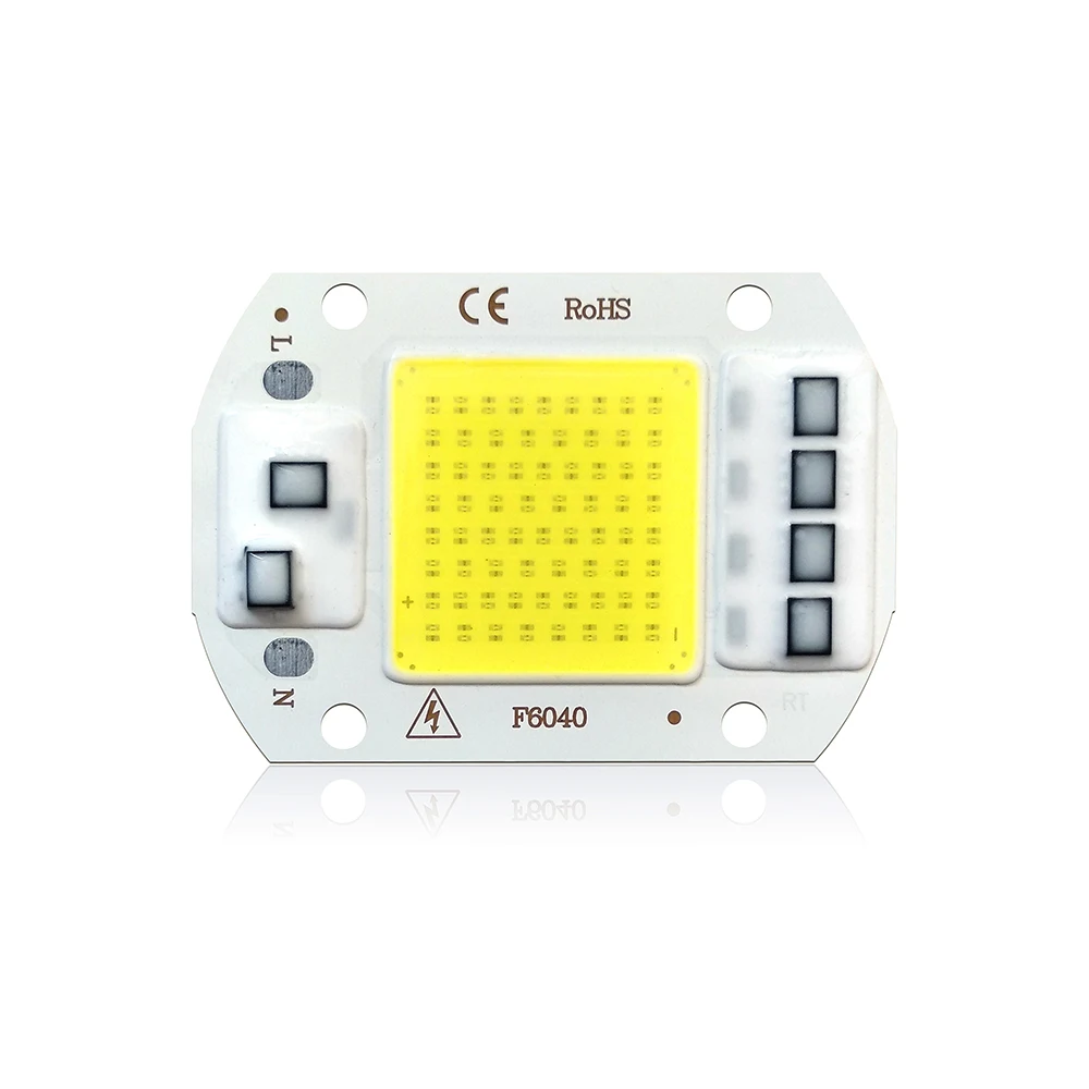 

10pcs/lot LED COB Chip 220V/110V 50W 30W 20W 10W Smart IC Driverless fit for DIY Floodlight