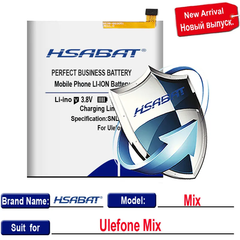 HSABAT Mix 4250 мАч батарея для Ulefone Mix батареи