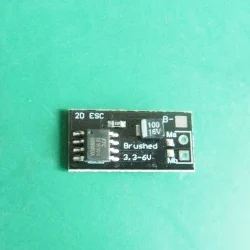 2.7A 1S Dual Way Micro Brushed ESC 3.3-6V Winch Reversing with Overheat Out of Control Protection for RC Car Micro Airplanes