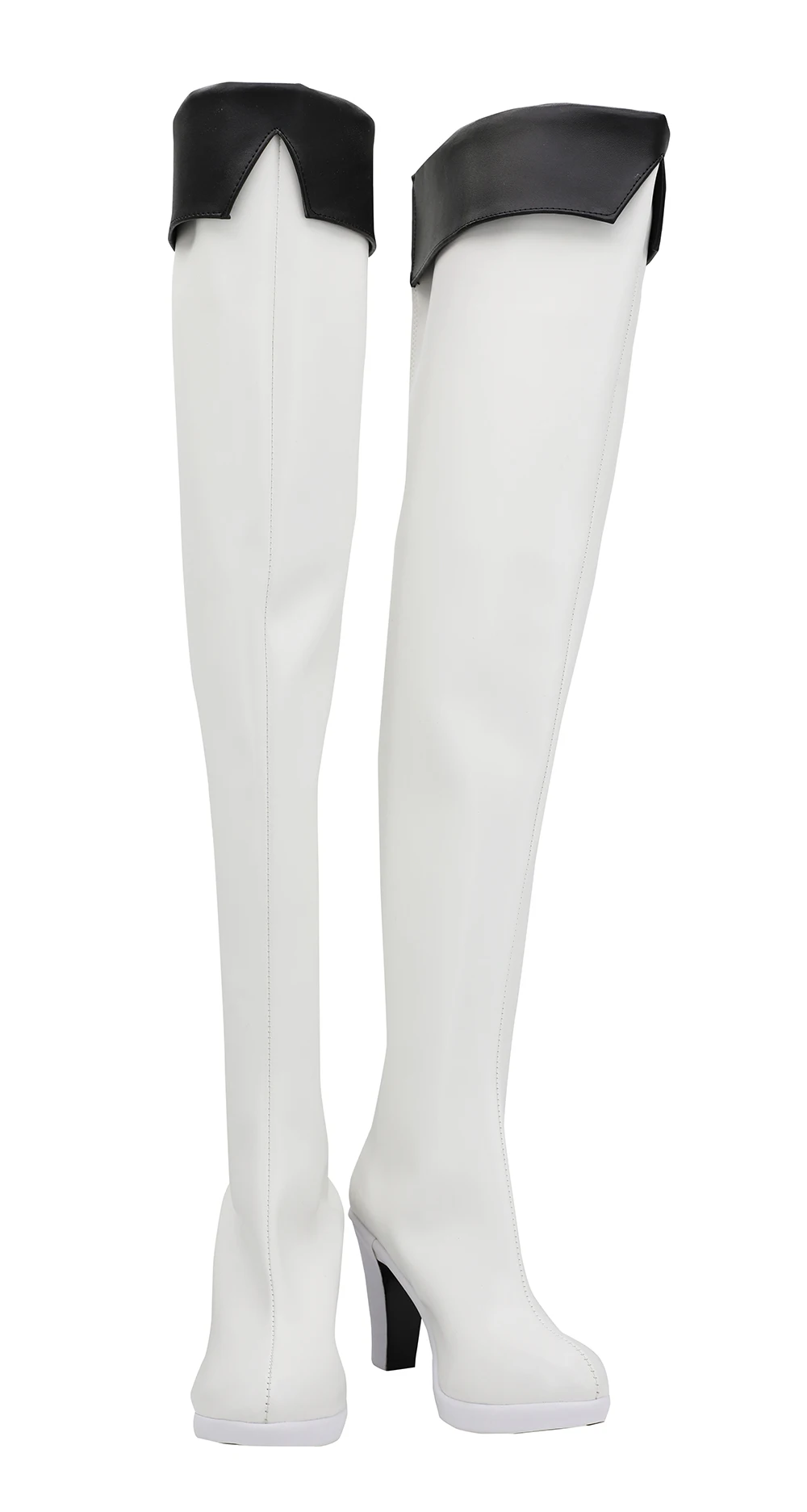 Goblin Slayer Priestess Cosplay Boots Kitten Heels White Shoes Custom Made (2)