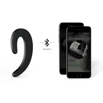 

Mini Wireless Bluetooth 4.1 Earphone with Mic earhook Headset Music Earbud Noise Canceling for Iphone Xiaom Samsung Huawei