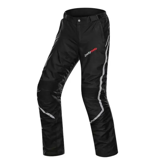 Black pants LYSCHY водонепроницаемый Keepwarm мотоциклетная куртка и штаны костюм мотоциклетная Защитная Экипировка мото ковбойская мотоциклетная куртка костюм туристическая одежда - Цвет: Black pants