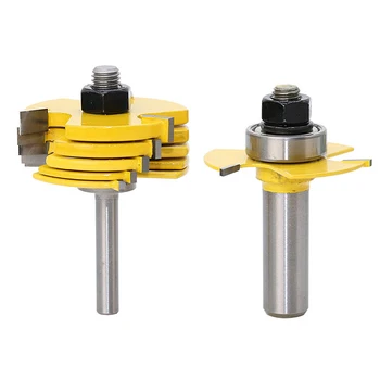 

2pcs T-Knife Cemented Carbide Woodworking Adjustable Notch Knife Combination T-Knife Boring Tool Removable Blade Boring Tool