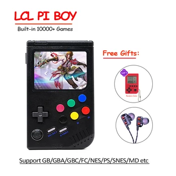 

3.5 Inch Portable Handheld Game Console Raspberry Pi 3A+ Retro LCL PI Boy for Game Boy Built-in 10000 Games For GB/GBA/PS/NES