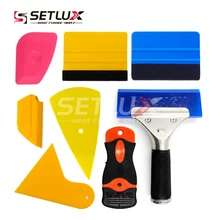 8 шт. набор виниловых автомобильных наклеек для обертывания автомобиля, автомобильные аксессуары, инструменты для установки оконной виниловой пленки, резиновая Швабра для окрашивания, скребок для резки пленки