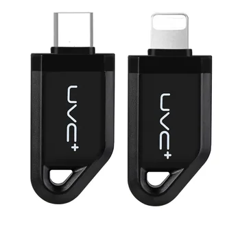 

UV Disinfection Lamp Cell Phone UVC Lamp Sterilizer Portable Sterilization Light Mites LED 0.4W For IOS Android Type c Disinfect