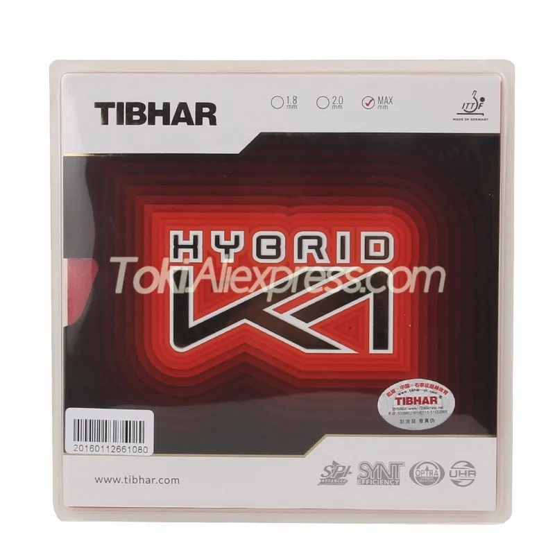 TIBHAR K1 резиновый TIBHAR HYBRID K1 плюс губка для пинг-понга
