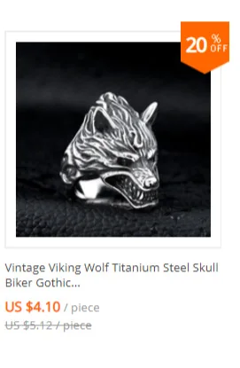 Retro Mens Rings 316L Stainless Steel For Male Boyfriend Biker Jewelry Golden Blue CZ Crystal Stones Skull Eagle Ring 2021 New