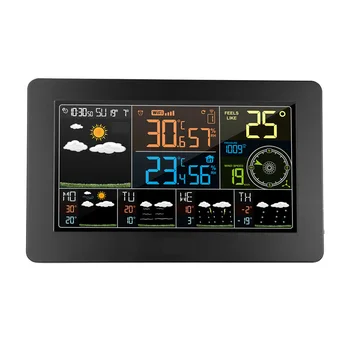 

Humidity Barometric Wind Speed Digital Clock Thermometer WiFi Weather Station APP Control Smart Weather Monitor Temperature