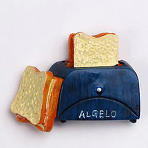 Bread Maker Милые яйца молоко кофе чашки хлеб холодильник магнитный холодильник стикер Кухня Декор Дети Детские игрушки украшение дома - Цвет: Bread Maker