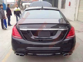 

Fit for Mercedes-Benz S WD W222 carbon fiber rear spoiler rear wing