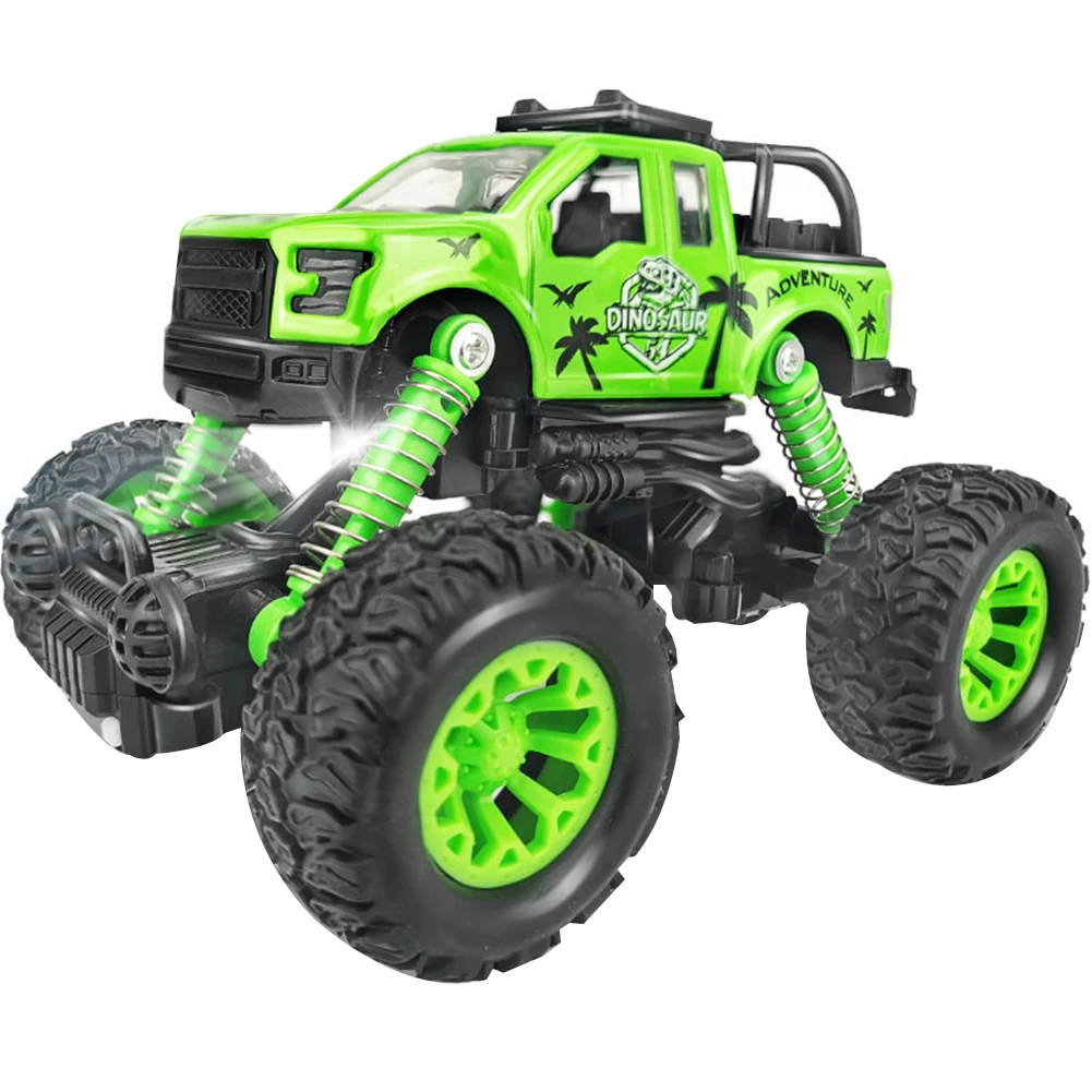 1/32 4WD внедорожный подъемник для автомобиля, мотоцикла, отступить модели с музыкой светодиодный детские игрушки